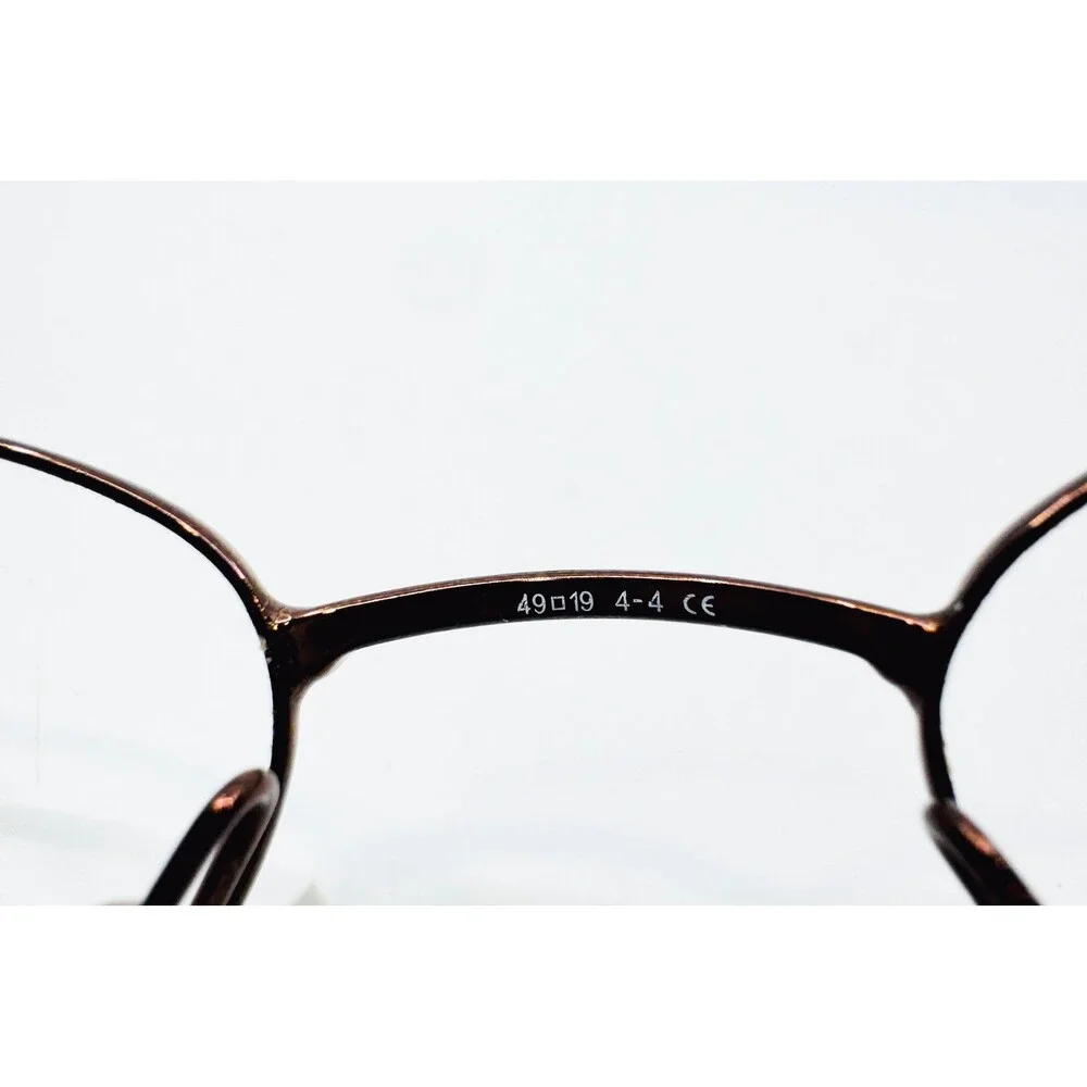 Polo Ralph Lauren Eyeglasses Womens Brown Oval Metal Frame 497 49-19-135
